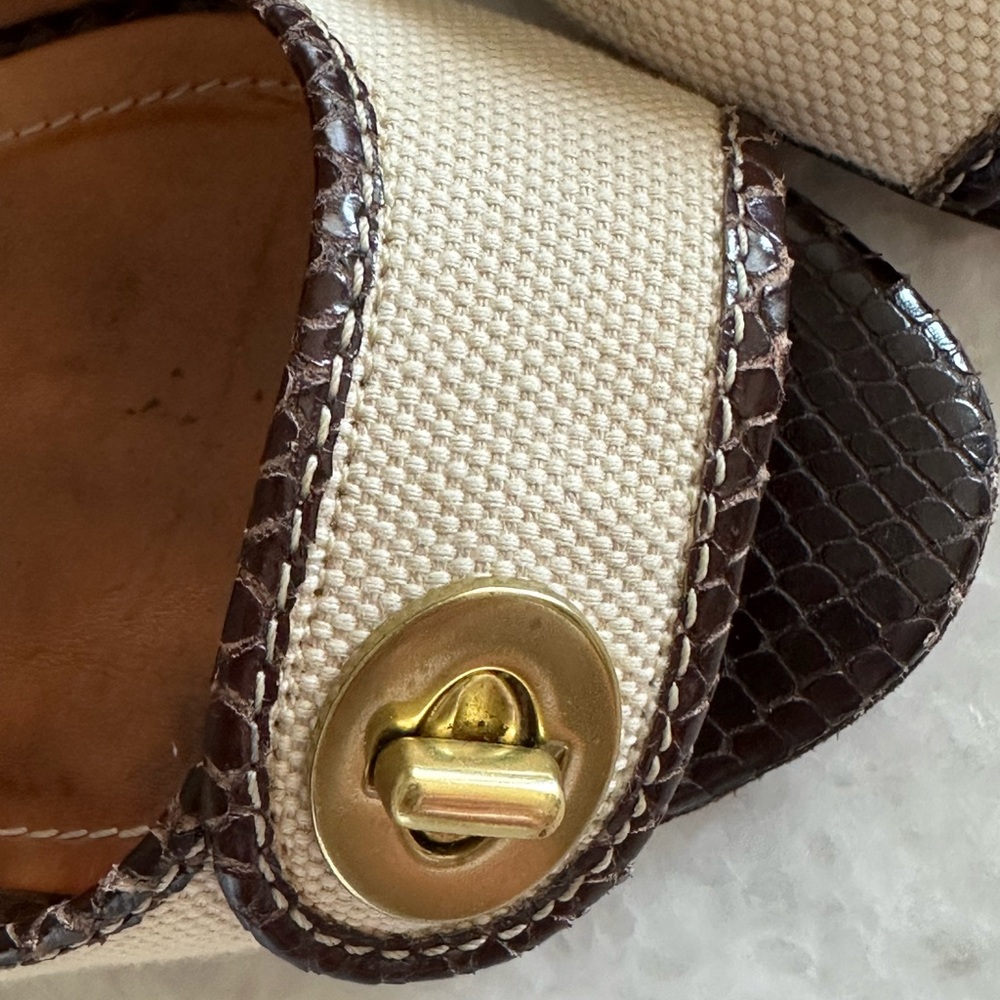 Coach size 9 made in Italy woman shoes - Picture 1 of 7